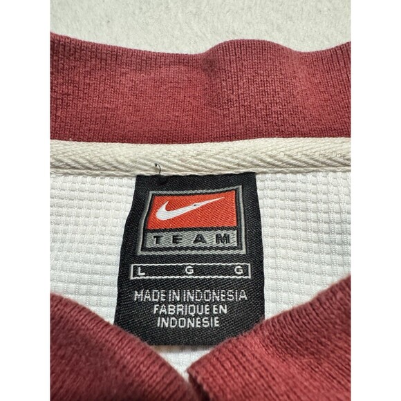 Y2K Nike Team Stanford Cardinal Team Issue Sideline Football Polo Golf Shirt L - Picture 4 of 9